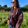 BURGUNDY OVERSIZED JACKET