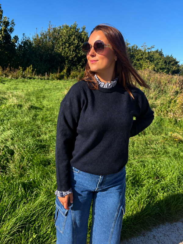 ROXANNE RUFFLE KNIT