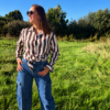 CELINE STRIPE BLOUSE