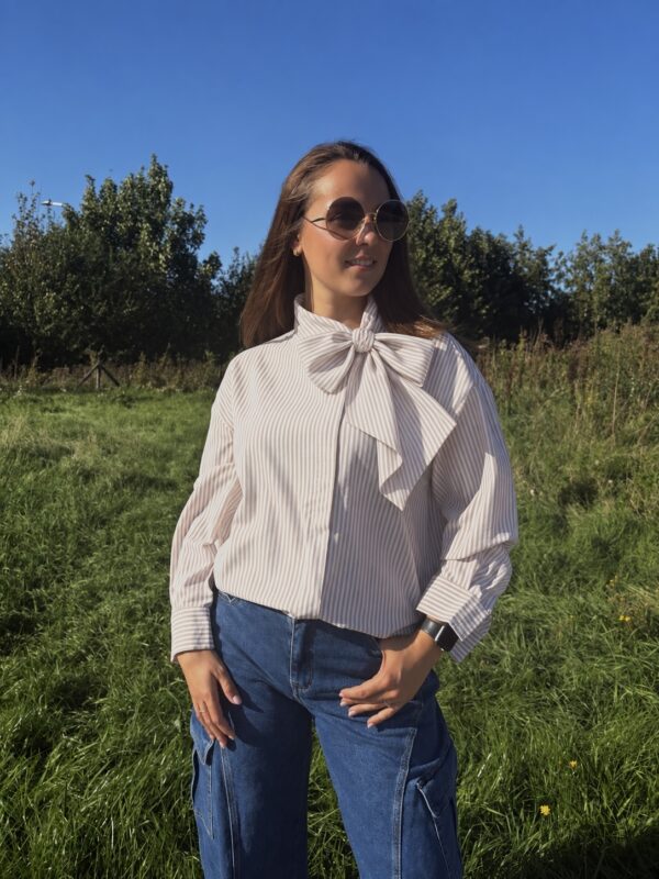 CHLOE BOW BLOUSE