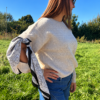 SCARF DETAIL KNIT