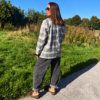 OVERSIZED CHARLOTTE CHECK BLAZER