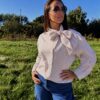 CHLOE BOW BLOUSE