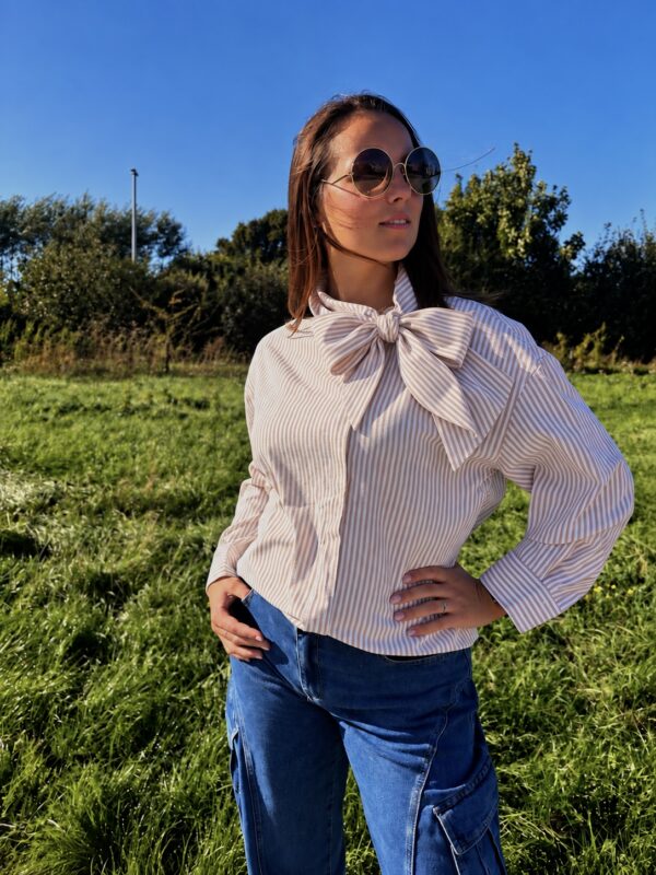 CHLOE BOW BLOUSE