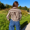 CELINE STRIPE BLOUSE