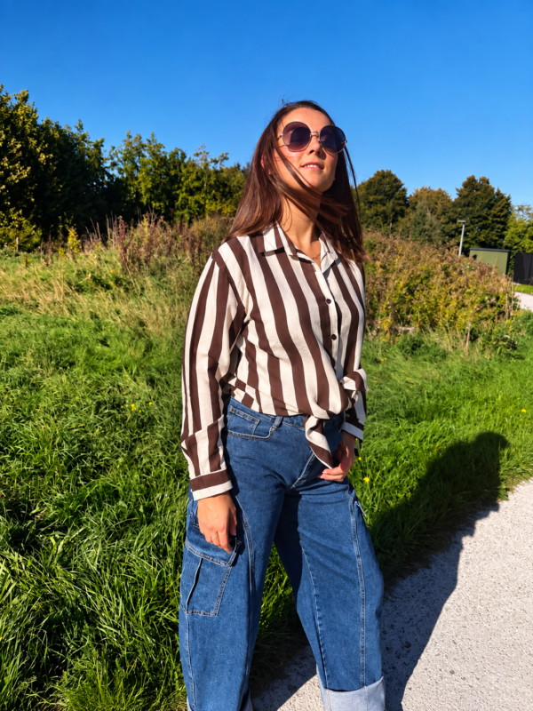 CELINE STRIPE BLOUSE