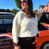 CREAM CONTRAST KNIT