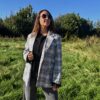 OVERSIZED CHARLOTTE CHECK BLAZER