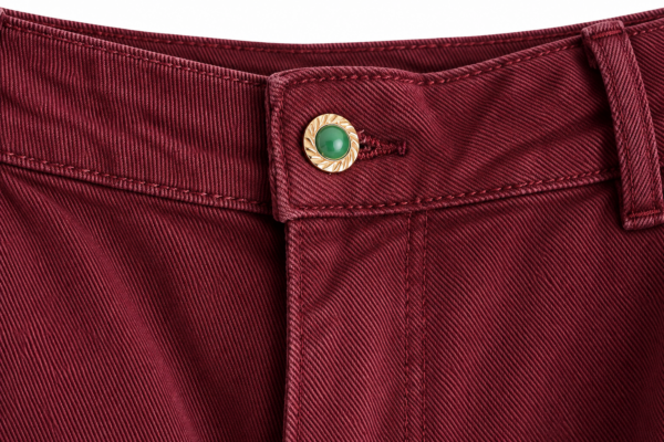 BURGUNDY BAGGY JEANS