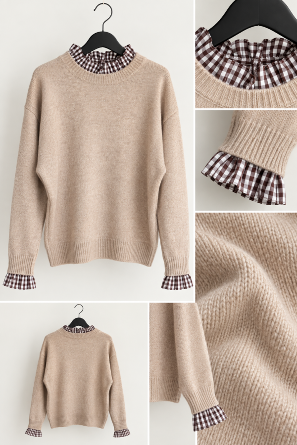 ROXANNE RUFFLE KNIT